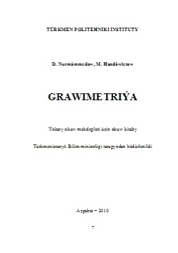 Grawimetriýa